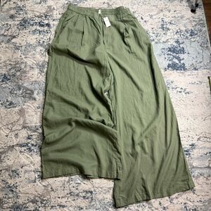 NWT Aerie Green Lounge Pants Large Coquette Cottagecore Whimsical Comfortable